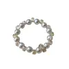 Pulseira de Uso Duplo ~ Sinta Borracha Perolada Tendão Corda de Amarrar Cabelo Feminina Alta Elasticidade Durável Corda de Cabeça 2025 Nova High-end