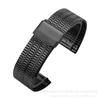 Para Huawei GT2/GT3 Correa Siete Perlas Inteligente Correa de Reloj Ashanu Acero Inoxidable Metal Apple Watch