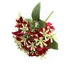 Buquê de Begônia Artificial, Pequeno Ramo de Flores Transfronteiriço, Flores Artificiais para Decoração de Casa Estilo Europeu, Arranjo Floral para Mesa de Cenário de Salão de Casamento