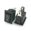 Interruptor basculante KCD4 de dos marchas tres marchas KCD1 // Kd3 Ovalado KCD2 reinicio dos tres cuatro seis pines con luz