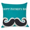 Amazon Aliexpress Transfronterizo Creativo Popular Venta Caliente Día del Padre Fundas de Almohada Estampadas Al por Mayor Cojines para Asiento de Coche