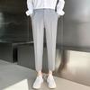 Calças sociais masculinas calças slim-foot maré coreana outono Joker casual calças de terno casuais calças masculinas retas de negócios