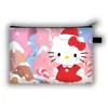 Nuevo Monedero Grande de Navidad de Hello Kitty para Niños, Bolso de Mano con Asa Larga de Gran Capacidad para Cosméticos, Lindo Bolso Cruzado
