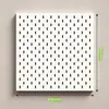 Tablero Metálico Perforado Magnético, Estante de Almacenamiento Multifuncional Engrosado, Divisor de Pared, Accesorios para Tablero Perforado Vertical
