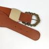 Cinturón estilo coreano para mujer, falda combinable, camisa de traje, cintura elástica retro, sello de cintura ancha, decoración exterior de cintura