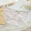 Mulheres Ice Silk Underwear Mulheres Verão Ultra-fino Cintura Média Puro Algodão Algodão Antibacteriano Virilha Pele Patch Bolsa Hip Girl Estudante Triângulo