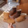 Botas de nieve para mujer Birkenstock, nueva colección de invierno 2026, forradas de felpa, suela gruesa, puntera redonda, botines, cálidas y adecuadas para climas fríos