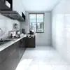 Azulejos de Mármol Blanco Jazz 300x600 Baño Cocina Azulejos de Pared Brillantes Balcón Baño Azulejos Pulidos Grises