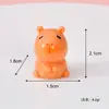 Figuritas de Resina de Capibara Lindas, Accesorios Creativos para Micro-Paisajes, Mini Decoraciones de Escritorio Caja Sorpresa