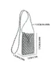 Bolso de Cuentas Gama Alta Lujo Ligero Diseño de Nicho 2024 Nuevo Verano Cruzado Mini Bolso para Teléfono Móvil Pequeño y Ligero