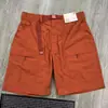 Novos shorts masculinos de verão funcionais estilo japonês, de secagem rápida e respiráveis, com cinto de fivela e múltiplos bolsos para uso no trabalho, esportes e casual