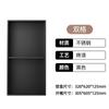 Nicho de TV multicapa para baño de acero inoxidable empotrado en la pared del baño gabinete de TV panel de exhibición de piedra decorativa para pared