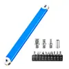 Llave de Extensión Multifuncional Dos en Uno 0.05 kg con Llave de Carraca, Barra de Extensión Universal, Llave de Vasos Manual para Reparación Doméstica de Automóviles