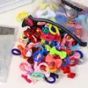 Explotaciones de Comercio Exterior Anillo para el Pelo de Lazo Infantil Accesorios para el Cabello Niñas No Golpear el Cabello Niñas Colorido Adorno para la Cabeza Alta Elasticidad