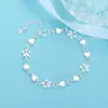 Venta al por mayor del fabricante Nueva Moda Fresca de Tendencia Joyería de Celebridad de Internet para Mujeres, Pulsera de Doble Capa con Efecto Arena Planeta Soñador Chapada en Plata