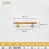 Puxadores de Guarda-Roupa de Luxo Nórdico, Puxadores Simples para Móveis, Puxadores Exclusivos Transfronteiriços para Gavetas e Portas de Armário