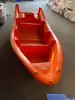 Bote de plástico reforzado de doble capa, bote de pesca de PE engrosado, bote pequeño, plástico engrosado, bote inflable para dos personas, viene con un motor fueraborda