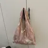 2025 Estilo Chino Bordado Literario y Artístico Fresco Chica Bolsa de Lona Bolso de Hombro Bolso de Mano para Viajar Gran Capacidad Bolsa Chaleco