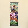 One Piece Anime Luffy Roger pintura colgante cabello rojo infancia cálido mural cómic exposición póster colgante pintura colgante