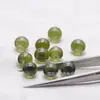 Fabricantes de origen perlas esféricas de circonita personalizadas de 6 mm varios colores perlas de luz piedra desnuda con buena calidad