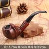 Fábrica Original Esculpida Resina Baquelite Cachimbo Filtro Lavável Curvo Masculino Portátil Martelo Cachimbo