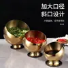 Tazón Inclinado de Acero Inoxidable Tazón para Salsa con Base Cocina Casera Restaurante de Hot Pot Mesa de Autoservicio Tazón Pequeño para Ingredientes de Malatang con Tapa