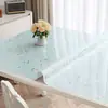 Mantel impermeable y a prueba de aceite, mantel de PVC lavable, rectangular, resistente al calor, mantel engrosado para mesa de comedor, mantel para mesa de café, mantel protector