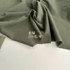 Tela de Algodón y Lino Lavado Color Sólido Étnico Ropa Sencilla Estilo Chino Pantalones de Lino Plisados Tela de la Dinastía Han