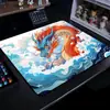Mouse Pad Profissional para Jogos E-Sports com Base de Borracha Natural Pura, Espessado, Confortável, Resistente ao Desgaste e Antiderrapante, Série Fera da Tendência Nacional