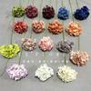 Hortensia Individual Simulada 18 Ramo de Flores Artificiales Flor de Seda Artificial Arreglo Floral de Plástico Decoración de Boda Decoración de Sala de Estar
