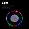 Porta-copos luminoso LED à prova d'água personalizável com logotipo, adereços de atmosfera para festa de bar, porta-copos luminoso de acrílico colorido
