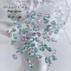 Rhinestones de Zirconia Transparente Ojo de Caballo para Arte de Uñas, Decoraciones de Rhinestones de Zirconia para Arte de Uñas, Rhinestones Transparentes de Gota de Agua, Rhinestones de Ala de Mariposa para Arte de Uñas