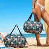 Bolsa de Compras Dobrável Verde Japonesa Viagem Ombro Portátil Espessada Bolsa de Compras de Vegetais Supermercado Bolsa Verde Bolsa de Transporte 210D