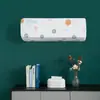 Funda para aire acondicionado, tela no tejida impresa, lavable, cobertura completa, universal para unidades de pared, funda protectora dedicada para almacenamiento de electrodomésticos