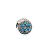 Nuevas Cuentas de Aleación con Incrustaciones de Diamantes de Jiaren, Agujero Grande, Personalizadas DIY, Copo de Nieve de Diamantes Completos, Accesorios para Pulsera de Cuentas, Joyería Hecha a Mano