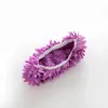 Chinelos de Chenille para Limpeza de Chão, Capas de Sapato Preguiçosas, Pano de Limpeza Doméstica, Cabeça de Mop, Capas de Chinelo Silenciosas Removíveis e Laváveis