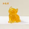 Pedrinhas de Cristal Natural Transfronteiriças Cola Gato Fofo Gato Decoração de Mesa para Casa e Escritório Ornamentos de Resina Atacado