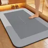 Alfombrilla Absorbente Moderna Minimalista de Tierra de Diatomeas para Baño de Casa, Entrada, Antideslizante, Resistente a la Suciedad y de Fácil Cuidado