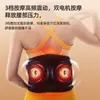 Cinturón de masaje multifuncional para la cintura con calefacción, moxibustión, vibración y compresa caliente para la cintura y el abdomen, dispositivo de soporte lumbar para uso doméstico