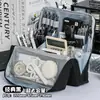 Estuche Portátil para Lápices, Capacidad Extra Grande, Bolsa Magnética de Almacenamiento para Maquillaje de Pie, Multifuncional, Aspecto de Alta Calidad, Enchufe Diagonal, Soporta Envío Directo