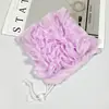Flor de ducha y toalla exfoliante 2 en 1 transfronteriza nueva, con compartimento para jabón, bolsa de red de espuma engrosada y bola de baño elástica