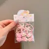 Gomas para el pelo con pulgar de dibujos animados para niños, Diademas para bebé, Accesorios para el pelo, Cuerdas para el pelo para bebés que no dañan el pelo, Alta elasticidad, Estilo coreano