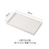 Portacepillos de Dientes Cerámico para Baño Sin Taladrar Estante de Almacenamiento de Pasta de Dientes para Lavabo de Baño Bandeja de Almacenamiento para Lavabo