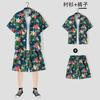 Tailandia camisa de flores de manga corta ropa de la isla de Hainan ropa de playa estilo Sanya Xiaowei estilo de viaje estilo pareja traje de camisa de verano
