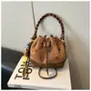 Bolsa Feminina 2026 Nicho Coreano Estética de Alto Valor Bolsa Saco Estilo Melard Retrô Bolsa de Mão Bolsa de Ombro Único Transversal para Mulheres