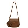 Bolsa Transversal de Ombro Único para Mulheres, Bolsa de Luxo para Mulheres, Nova Bolsa de Moda com Textura de Nicho, Bolsa de Mão Estilo Western Preta