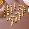 Collar con Colgante de Diseño de Nicho Transfronterizo Europeo y Americano de Alta Gama Creativo de Moda con Borlas en Forma de Corazón Mariposa Trébol Chapado en Cobre Dorado para Mujer