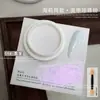 Polvo de Perla Hailey para Uñas Blanco Magia de Luz de Luna Polvo de Espejo Blanco Lechoso Alta Densidad Polvo Aurora Decoraciones para Uñas