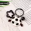Colgantes creativos de bola de dibujos animados, llaveros de tenis de mesa y fútbol, accesorios versátiles para bolsos de niñas, venta al por mayor decorativa