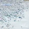 Rhinestones Redondos de Fondo Plano Serie de Tamaños Mixtos Decoraciones para Uñas, Populares en Xiaohongshu, Rhinestones para Uñas Portátiles DIY Venta al por Mayor